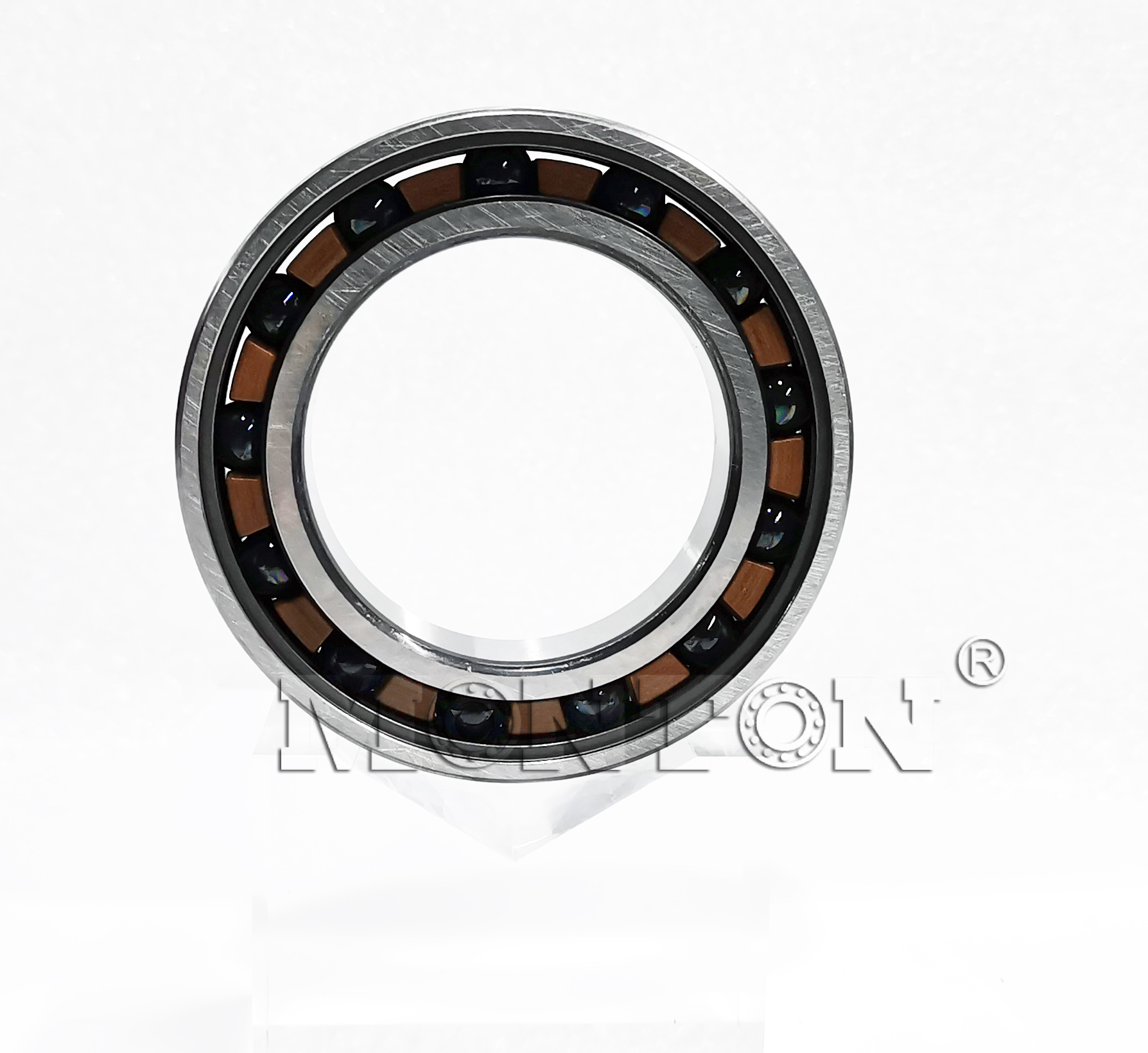 Hybird deep groove ball bearing with Ceramic ball  Phenolic resin cage